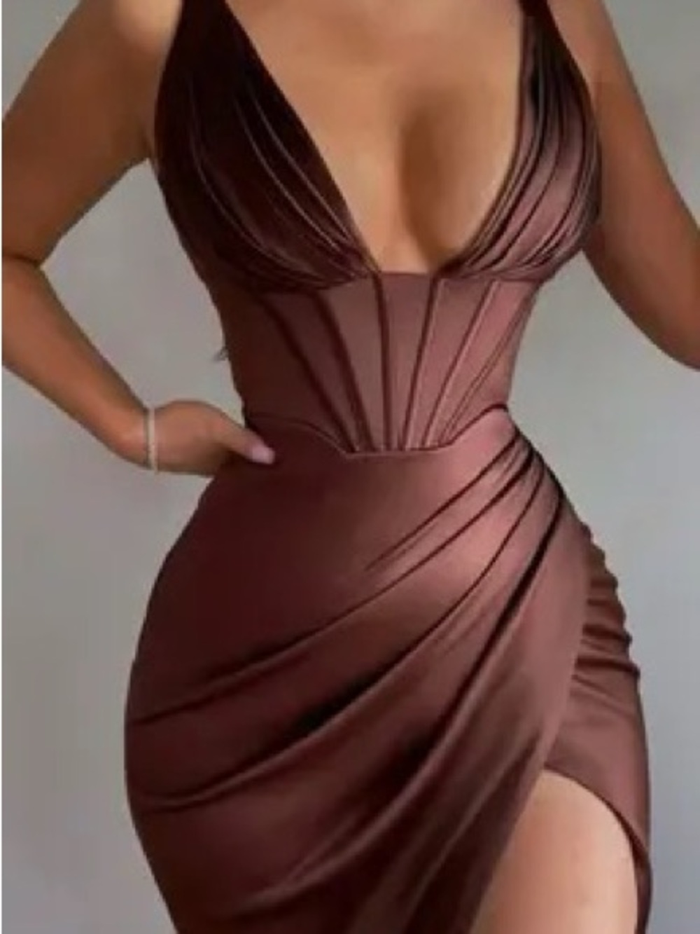 Babyboo Cordelia dress chocolate